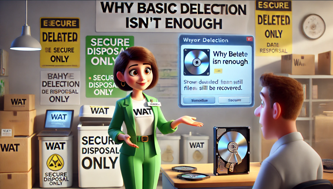 wat We Are Tech Blog: Securing Data with Effective E-Waste Disposal: Beyond Basic Deletion
