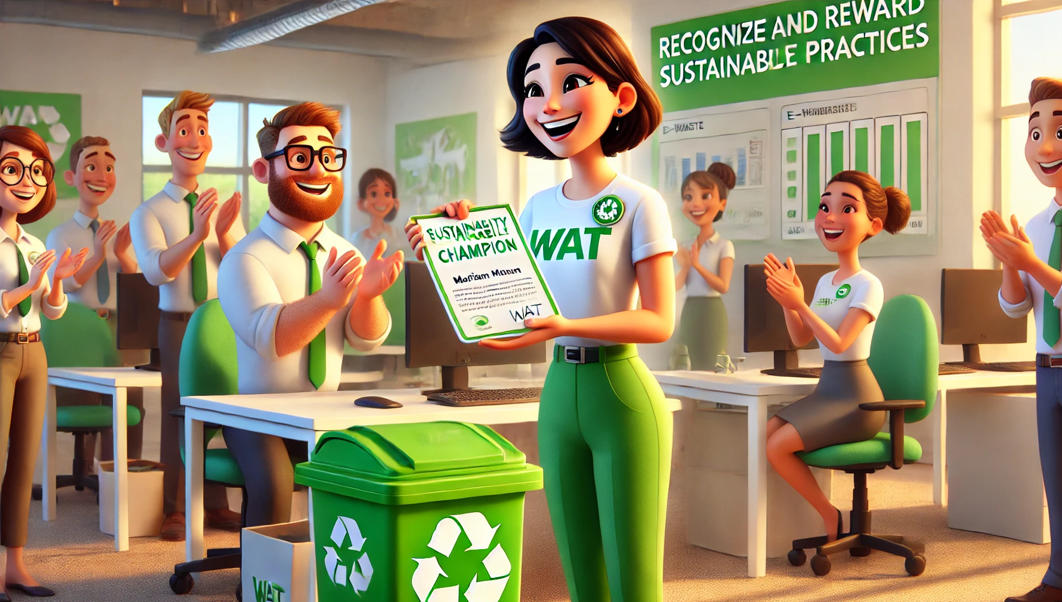 WAT Blog Employee Training on E-Waste: Best Practices for a Greener Workplace 5. Recognize and Reward Sustainable Practices​